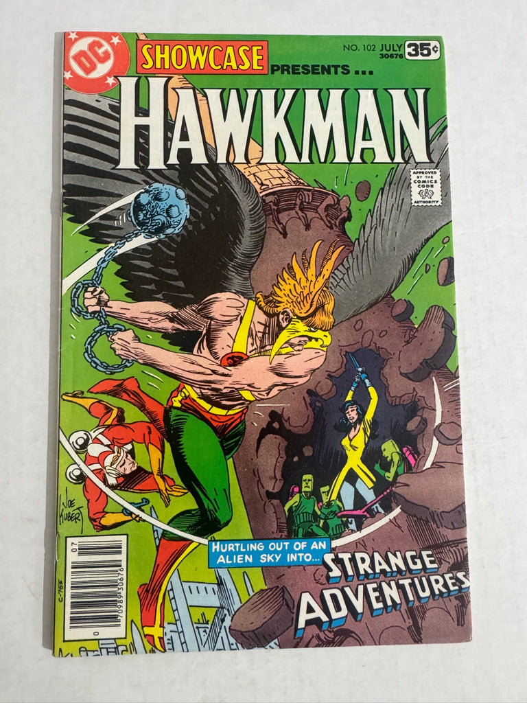 SHOWCASE #102 VF Joe Kubert Cover