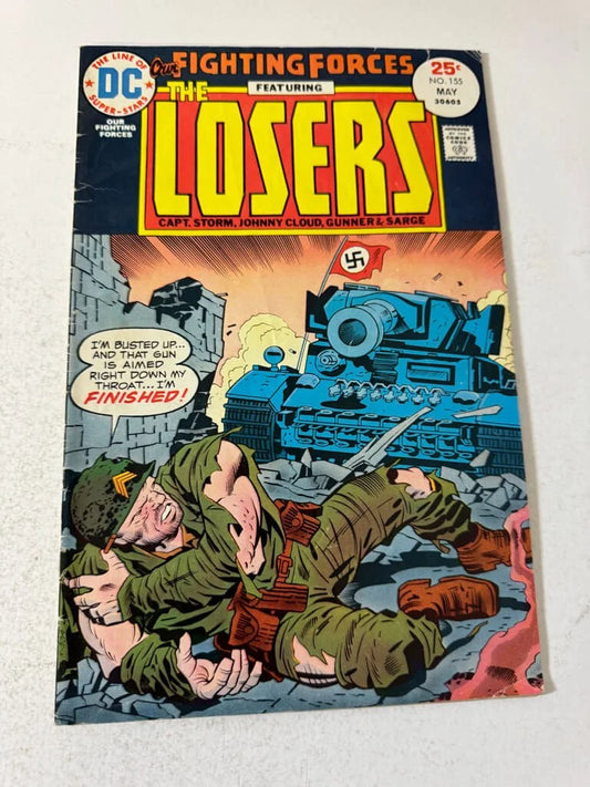 OUR FIGHTING FORCES #155 VG Jack Kirby Cover