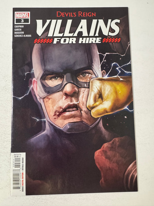 DEVIL'S REIGN HEROES FOR HIRE #3 NM Skan Cover