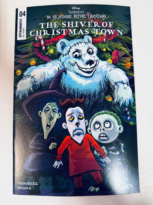 THE NIGHTMARE BEFORE CHRISTMAS: THE SHIVER OF CHRISTMAS TOWN #4 NM Cover B Soo Lee Variant