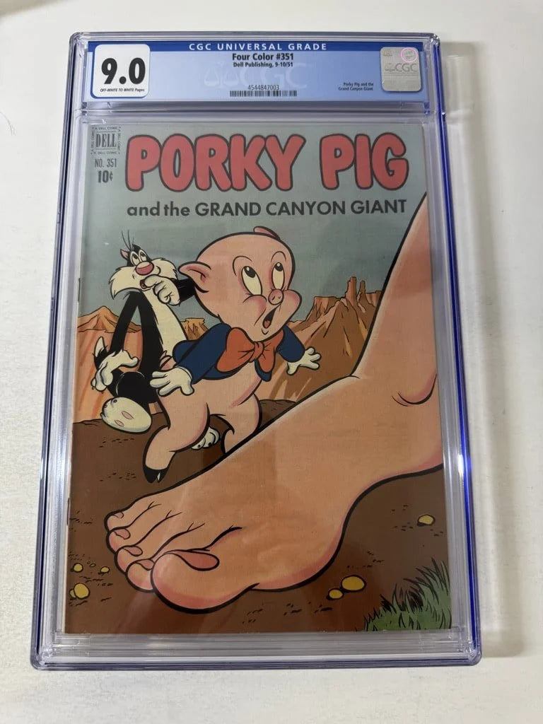FOUR COLOR #351 Porkey Pig CGC 9.0