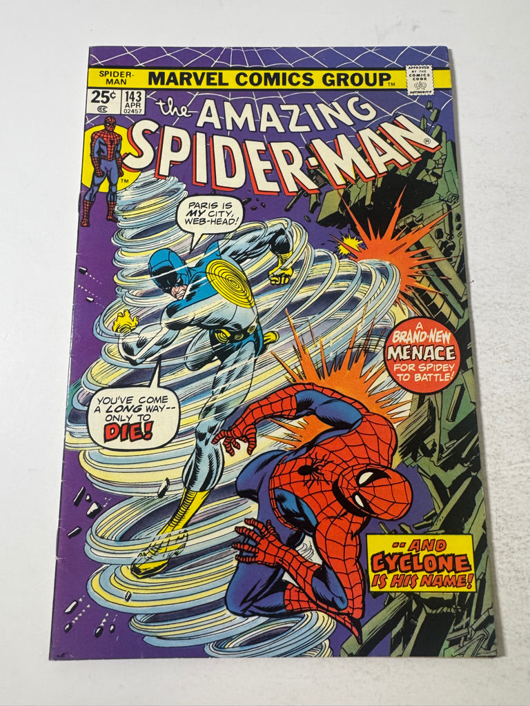 AMAZING SPIDER-MAN #143 VG/FN 1ST APPEARANCE