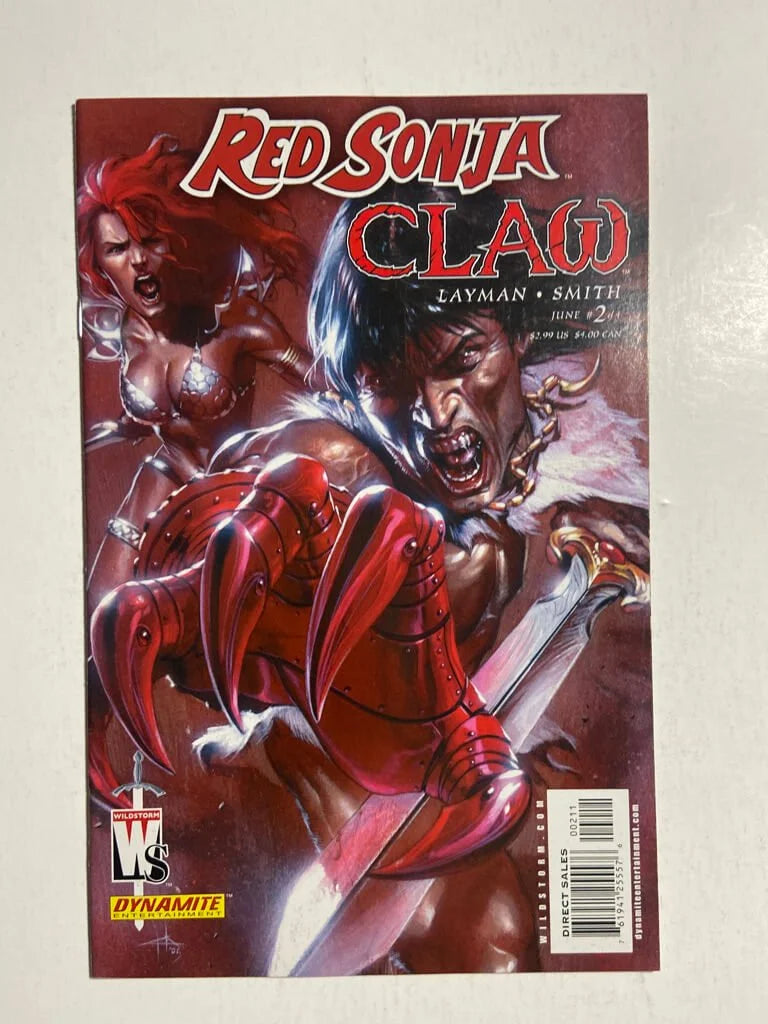 RED SONJA CLAW #2 NM Gabriele Dell'Otto Variant