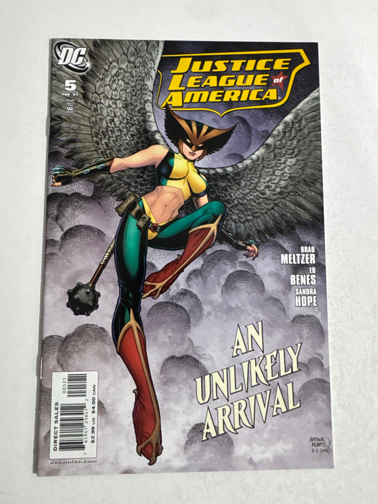 JUSTICE LEAGUE OF AMERICA #5 Vol 2 NM 1:10 Arthur Adams Variant