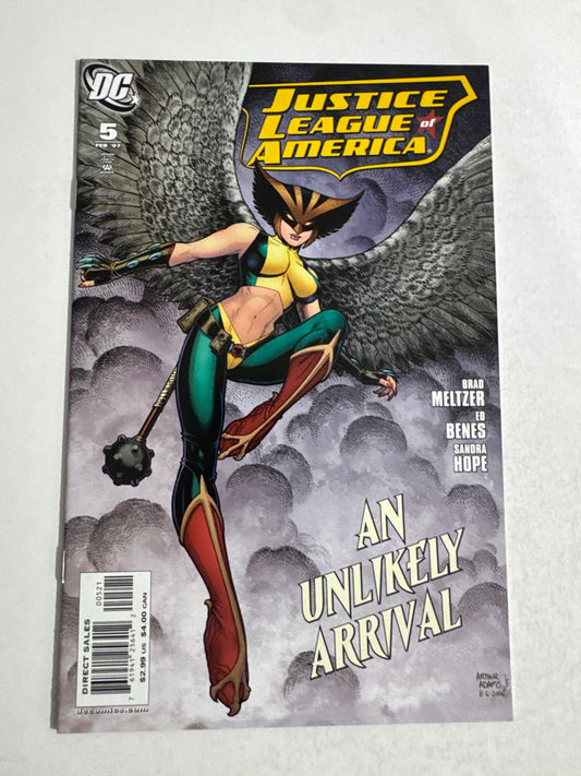 JUSTICE LEAGUE OF AMERICA #5 Vol 2 NM 1:10 Arthur Adams Variant