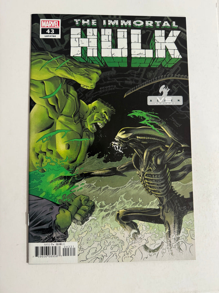 IMMORTAL HULK #43 NM Alien Declan Shalvey Cover