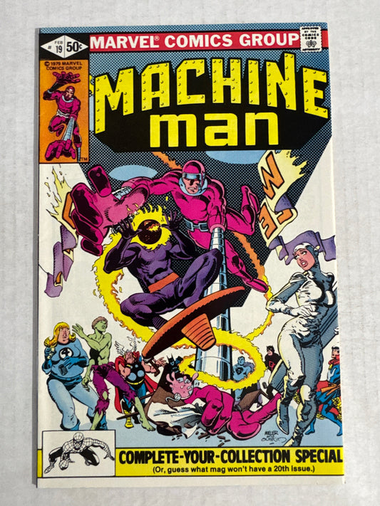 MACHINE MAN #19 VF+ Frank Miller Cover 1ST APPEARANCE