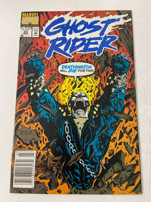 GHOST RIDER #23 Vol 2 NEWSSTAND