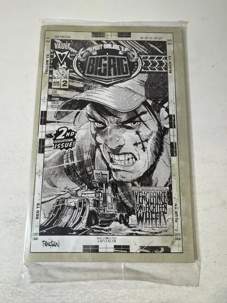 POST MALONE'S BIG RIG #2 NM 1:25 Dan Panosian Sketch Variant