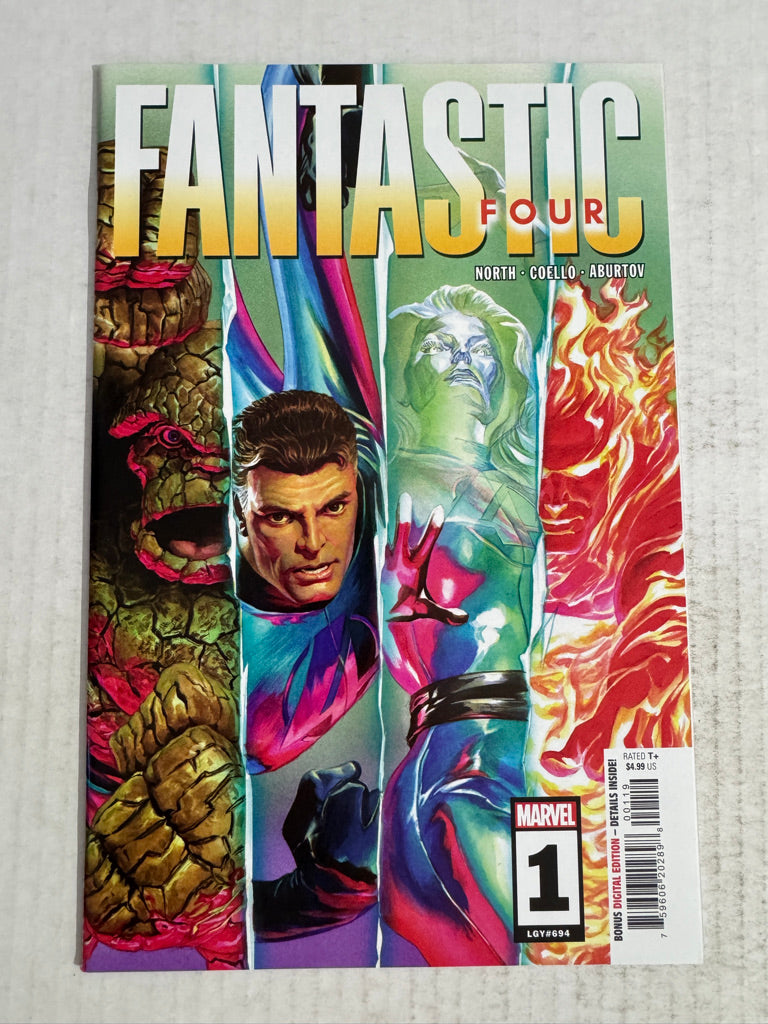 FANTASTIC FOUR #1 Vol 7 NM Alex Ross Variant