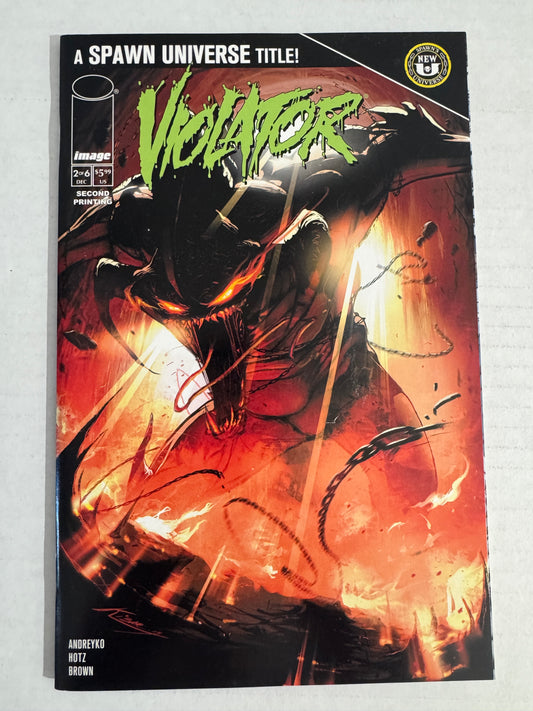 Spawn Universe: VIOLATOR #2 Vol 2 NM- 2nd Print Variant