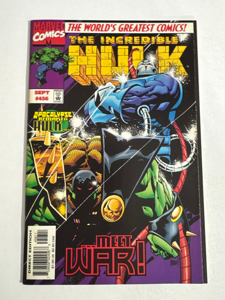 INCREDIBLE HULK #456 NM- Adam Kubert Cover