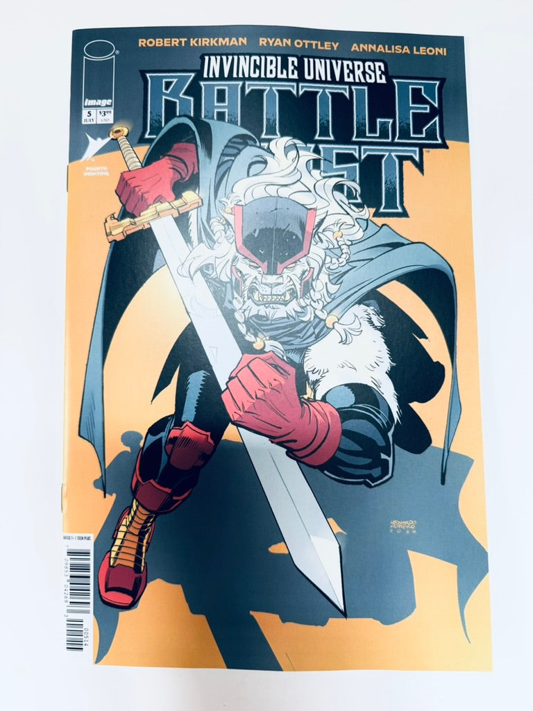 INVINCIBLE UNIVERSE: BATTLE BEAST #5 NM 4th Printing Leonardo Romero
