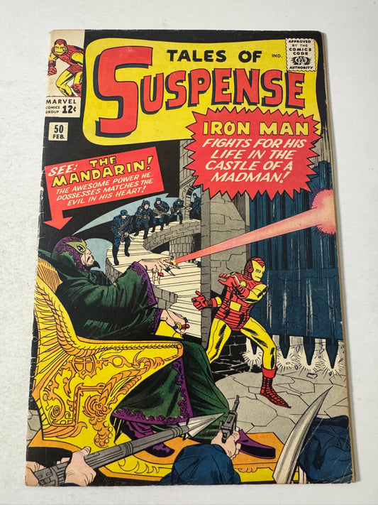 TALES OF SUSPENSE #50 VG/FN 1ST APPEARANCE