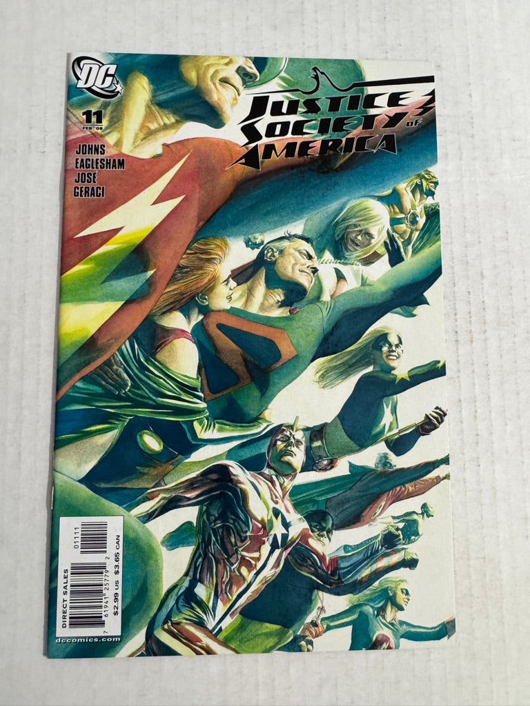 JUSTICE SOCIETY OF AMERICA #11 Vol 3 NM Alex Ross Cover