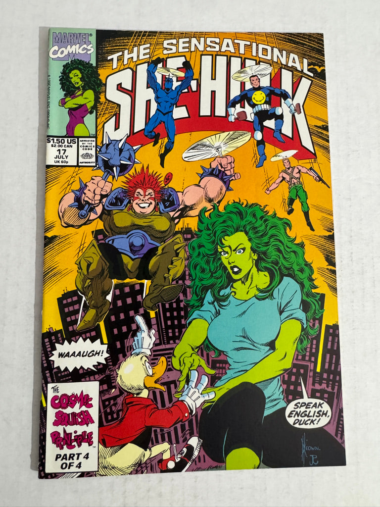 SENSATIONAL SHE-HULK #17 NM- Dale Keown Cover