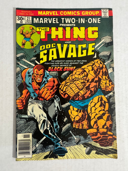MARVEL TWO-IN-ONE #21 VG 1ST APPEARANCE