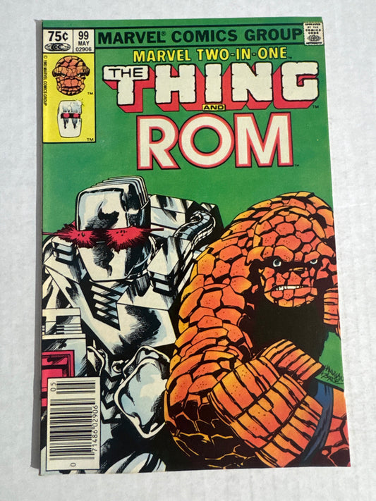 MARVEL TWO-IN-ONE #99 VF+ John Byrne Cover CANADIAN PRICE VARIANT