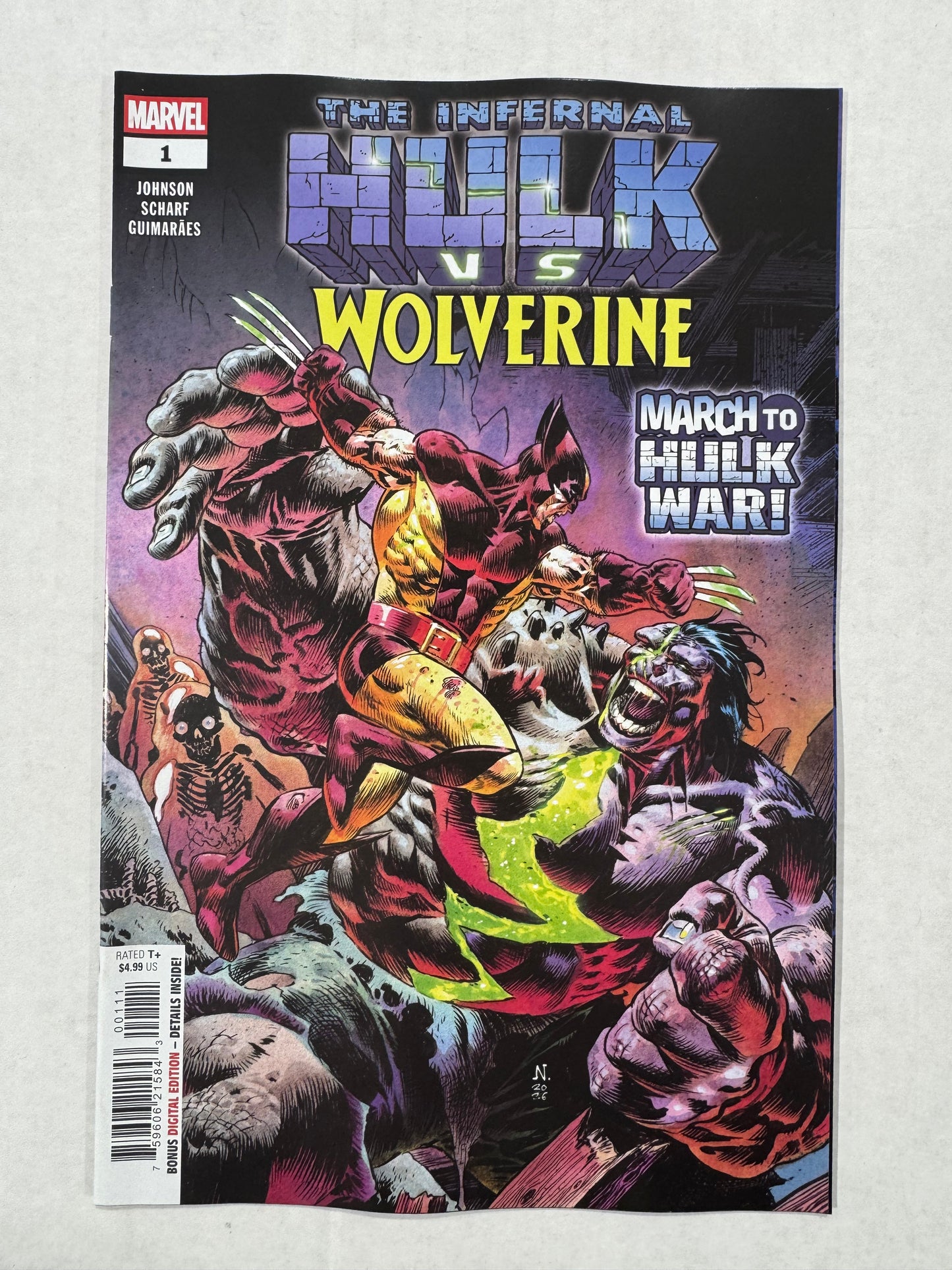 INFERNAL HULK VS. WOLVERINE #1 NM