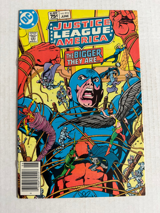 JUSTICE LEAGUE OF AMERICA #215 NM- CANADIAN PRICE VARIANT