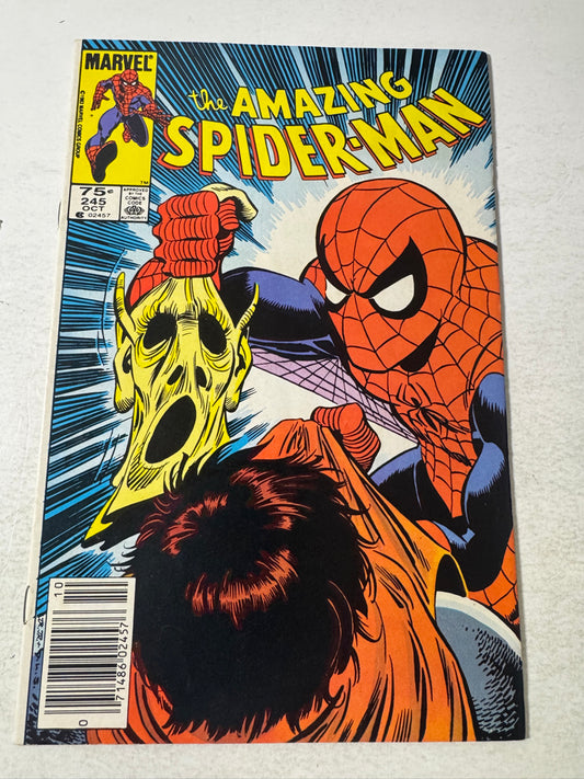 AMAZING SPIDER-MAN #245 VF CANADIAN PRICE VARIANT