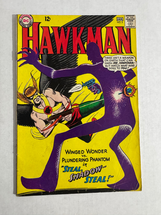 HAWKMAN #5 GD+