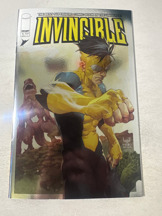INVINCIBLE #1 NM Kael Gnu Foil Facsimile Variant