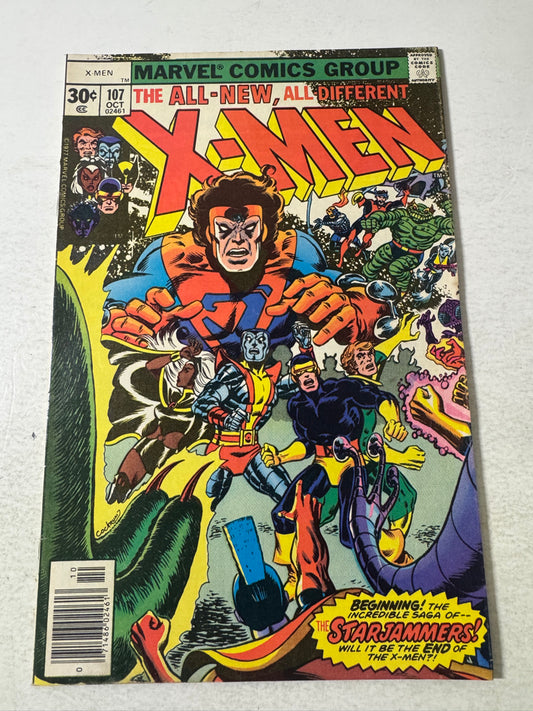 UNCANNY X-MEN #107 VF 1ST APPEARANCE