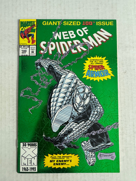 WEB OF SPIDER-MAN #100 NM Foil Cover