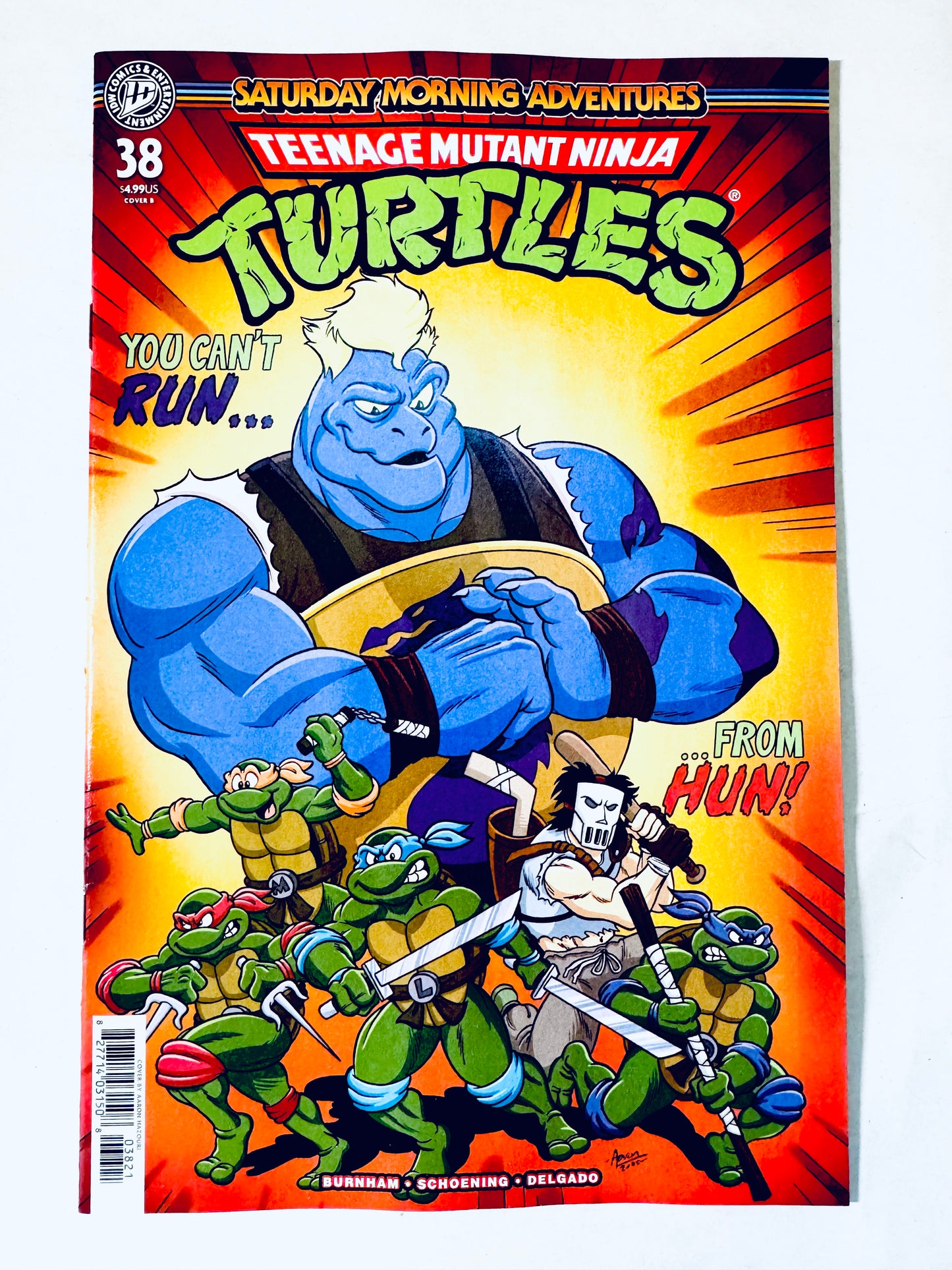 TEENAGE MUTANT NINJA TURTLES: SATURDAY MORNING ADVENTURES #38 CVR B