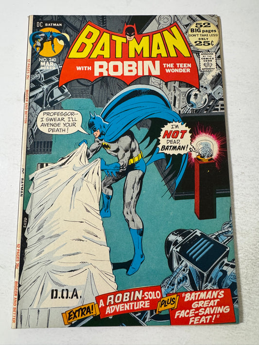 BATMAN #240 NM- Neal Adams Cover 1ST APPEARANCE