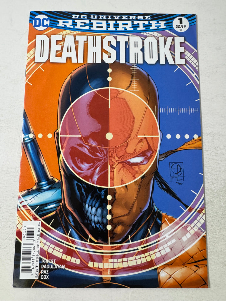 DEATHSTROKE #1 Vol 4 VF/NM Shane Davis Variant