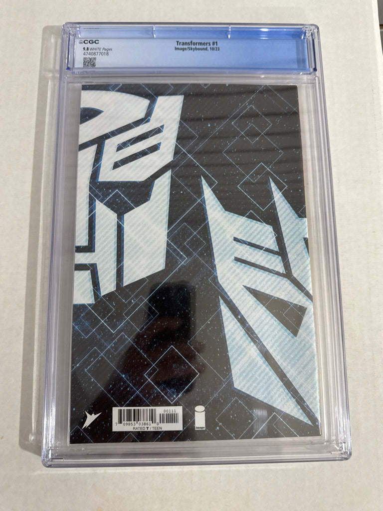 TRANSFORMERS #1 9.8 CGC Daniel Warren Johnson Cover