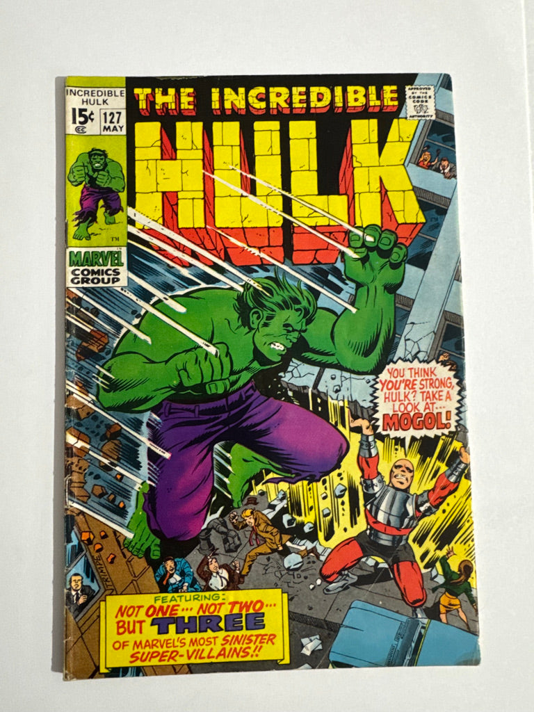 INCREDIBLE HULK #127 VG+ 1ST APPEARANCE