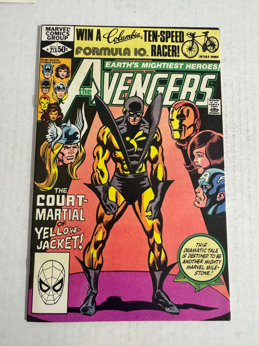 AVENGERS #213 NM-