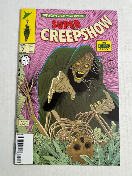 SUPER CREEPSHOW #1 NM 2nd Print Variant