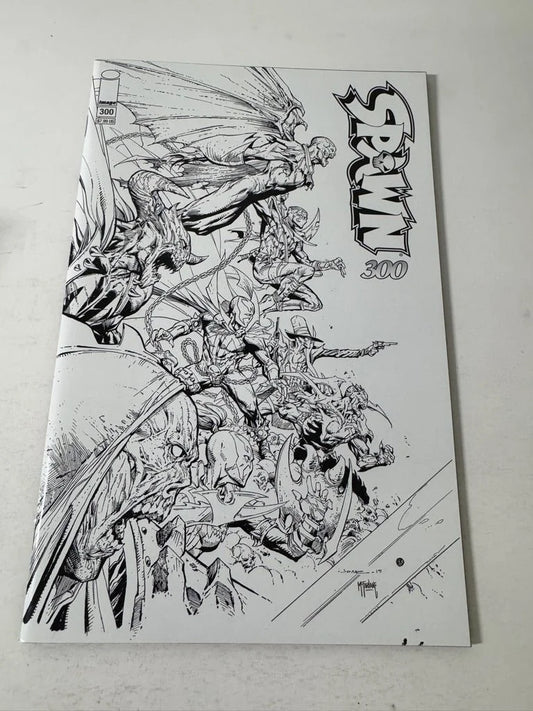 SPAWN #300 NM B/W Jerome Opena Variant 1ST APPEARANCE