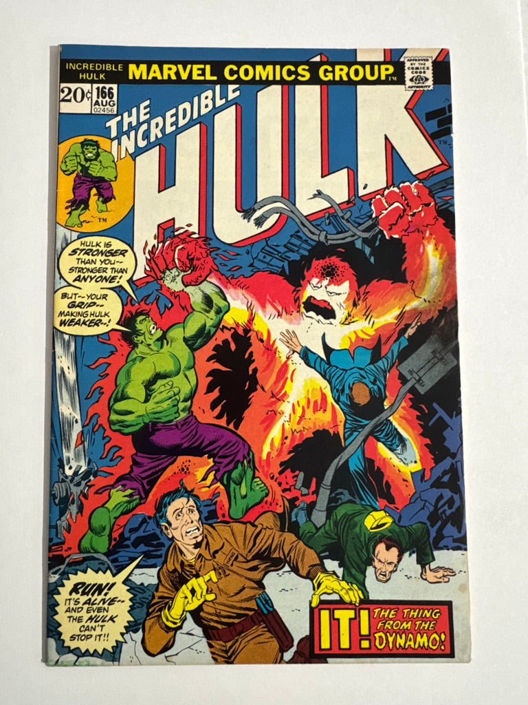 INCREDIBLE HULK #166 VF- 1ST APPEARANCE