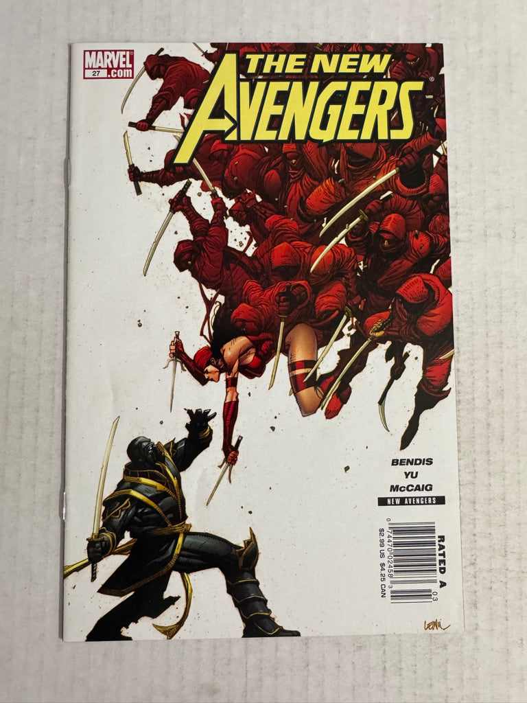 NEW AVENGERS #27 NM- Leinil Yu Cover NEWSSTAND 1ST APPEARANCE