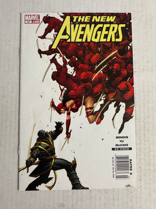 NEW AVENGERS #27 NM- Leinil Yu Cover NEWSSTAND 1ST APPEARANCE