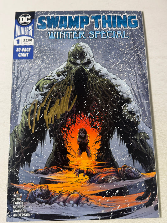SWAMP THING Winter Special #1 NM SIGNED by Jason Fabok