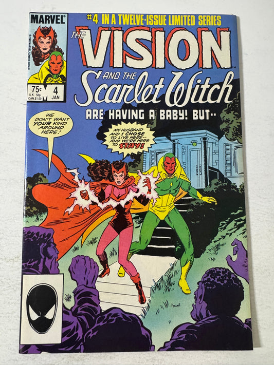 VISION AND THE SCARLET WITCH #4 Vol 2  NM- 1ST APPEARANCE