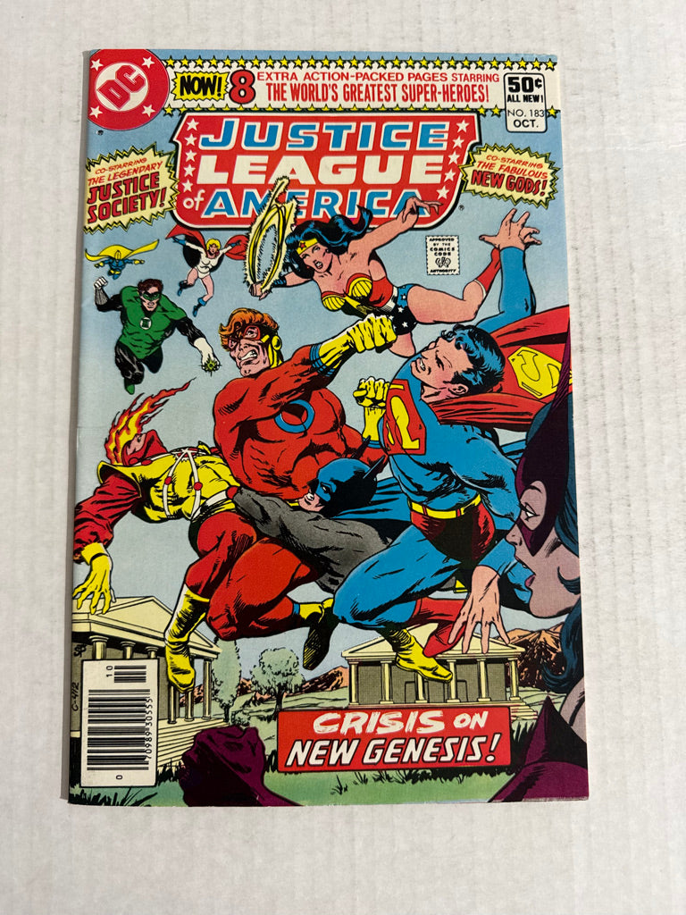 JUSTICE LEAGUE OF AMERICA #183 VF/NM NEWSSTAND