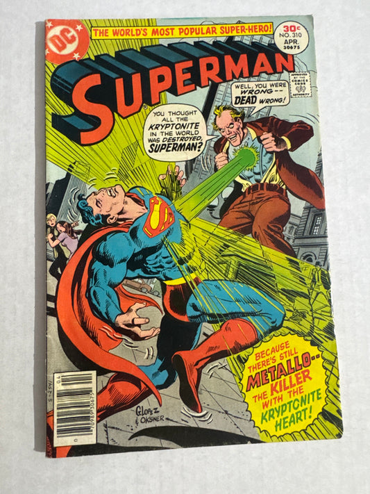 SUPERMAN #310 VG- 1ST APPEARANCE
