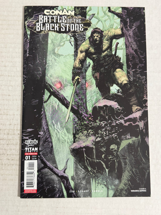 CONAN BATTLE OF THE BLACK STONE #1 NM Gerardo Zaffino Cover
