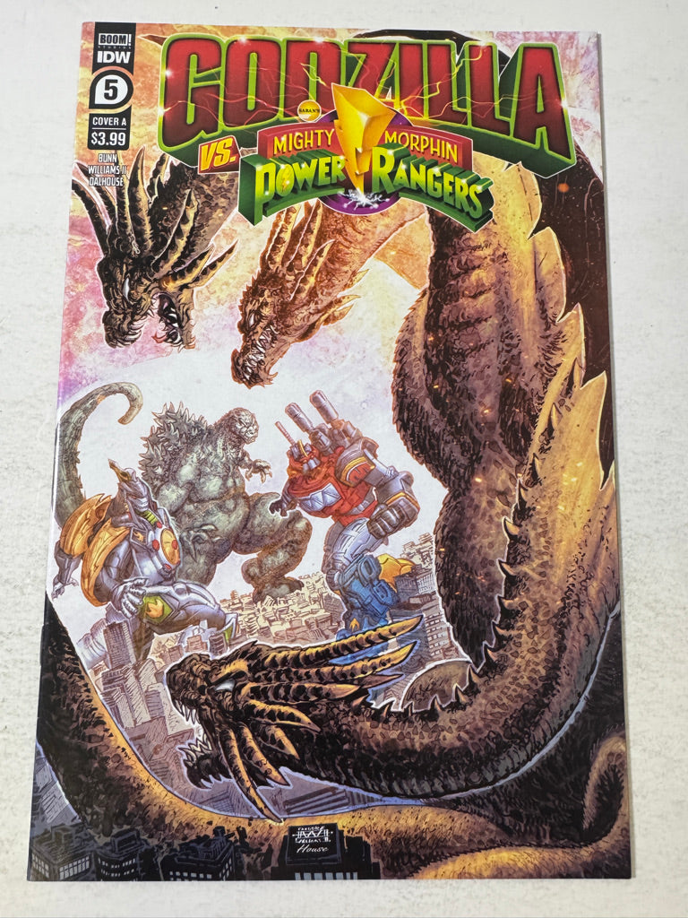 GODZILLA VS MIGHTY MORPHIN POWER RANGERS #5 NM