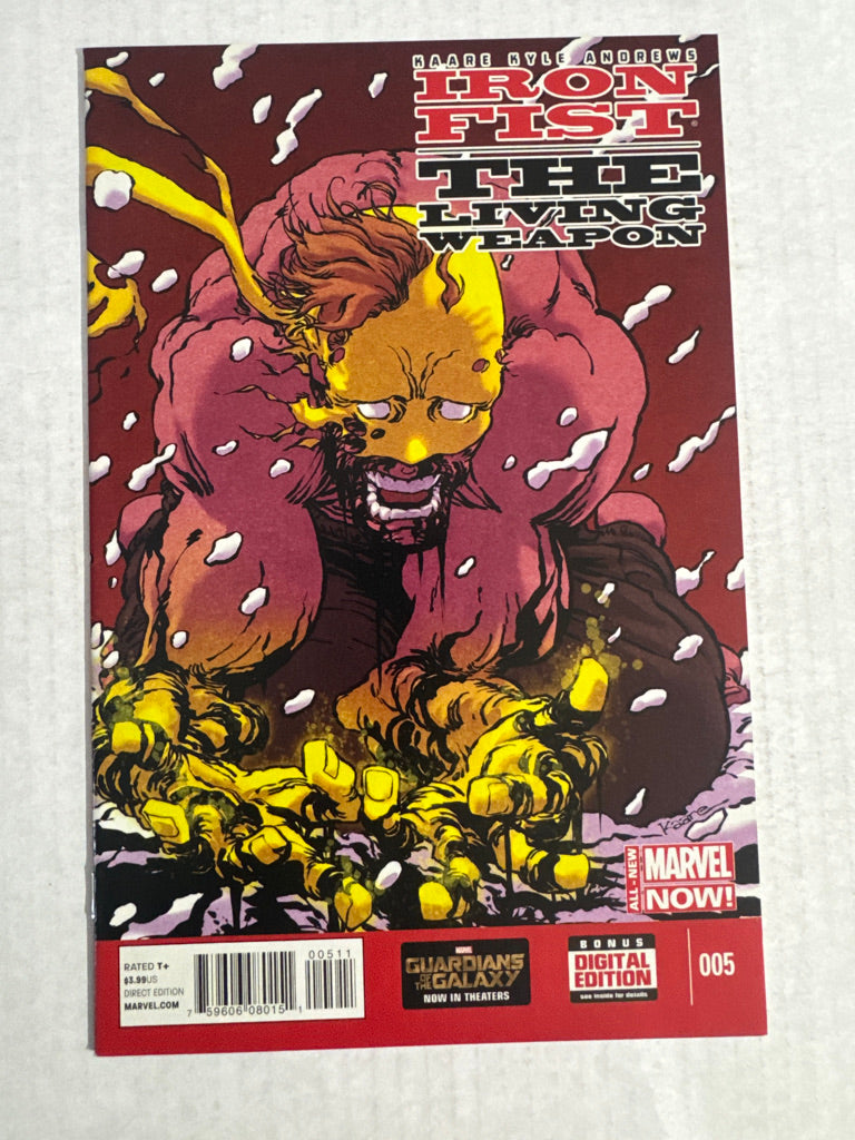 IRON FIST THE LIVING WEAPON #5 NM Kaare Andrews Cover