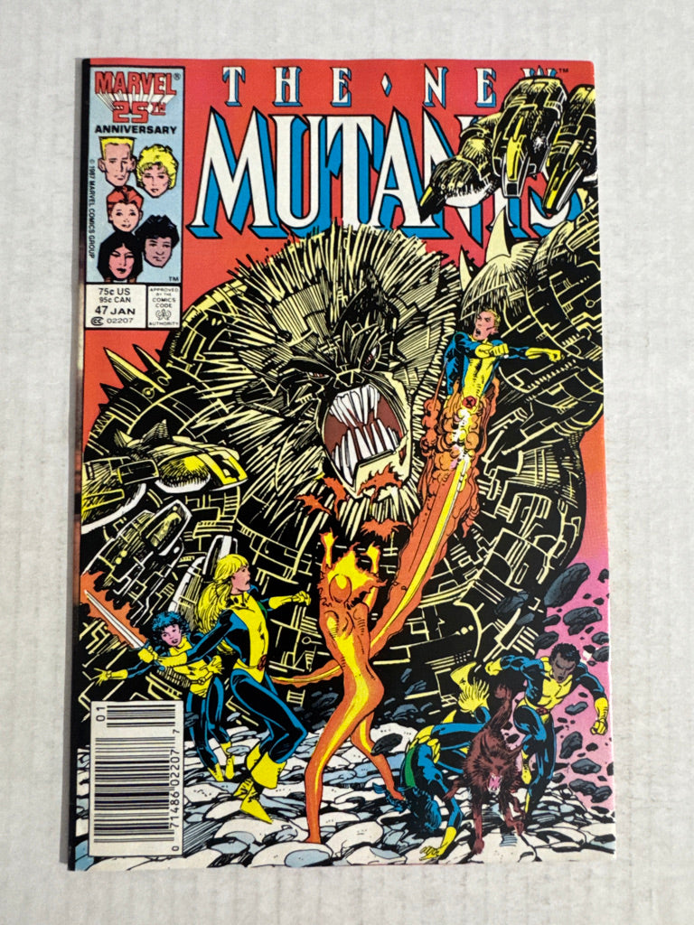 NEW MUTANTS #47 VF/NM Barry Windsor-Smith Cover NEWSSTAND