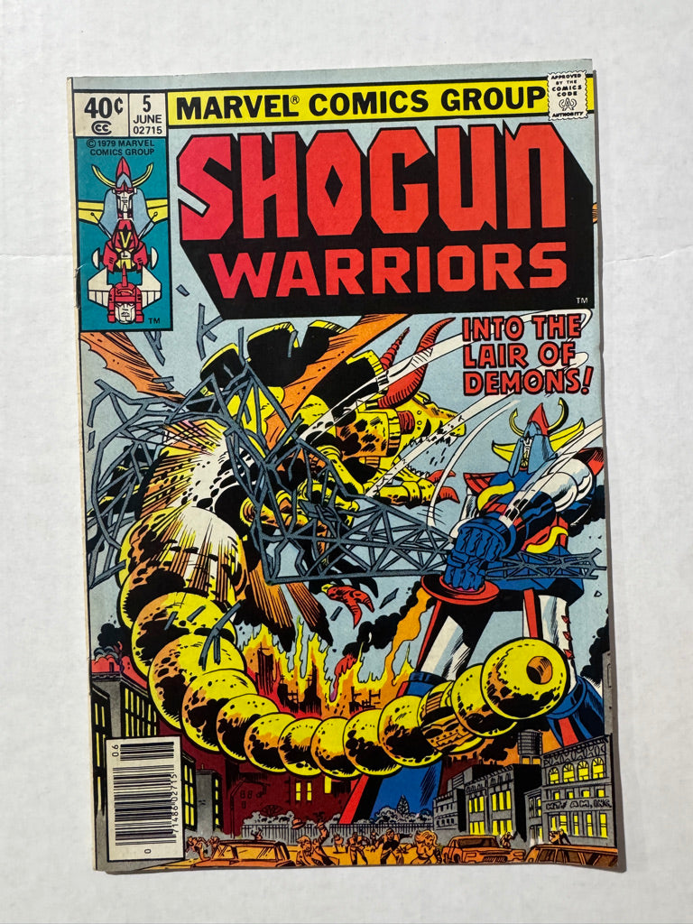 SHOGUN WARRIORS #5 FN/VF