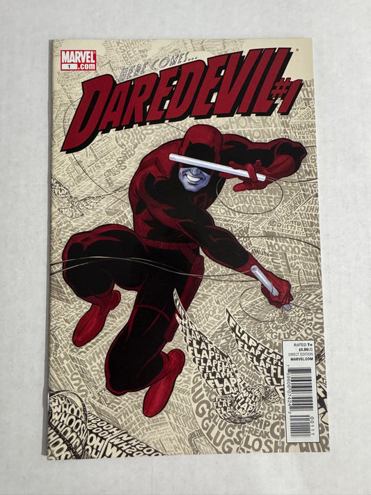 DAREDEVIL #1 Vol 3 NM- Paulo Rivera Cover
